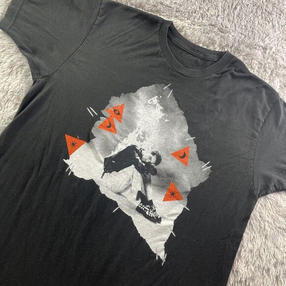 Panic At The Disco Shirt Mens Large Black Viva Las Vengeance Tour Brandon Urie - Picture 1 of 8